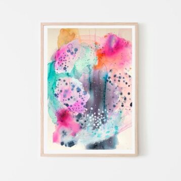 Grow - 65x85 cm (indrammet)