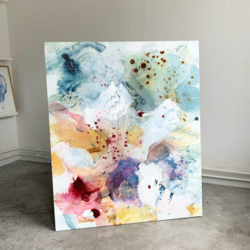 "Shiny battle" - 100x120 cm