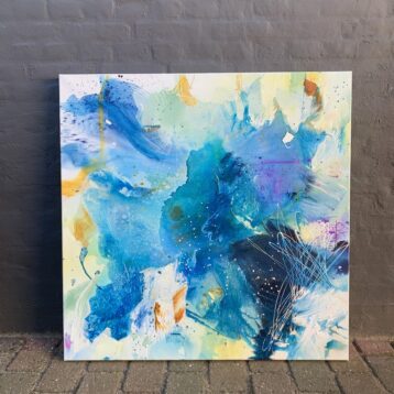 ocean dance - 100x100 cm