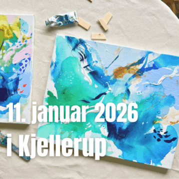 Malekursus d. 11. januar 2026 kl. 9-16.30. i Kjellerup (inklusiv maling)