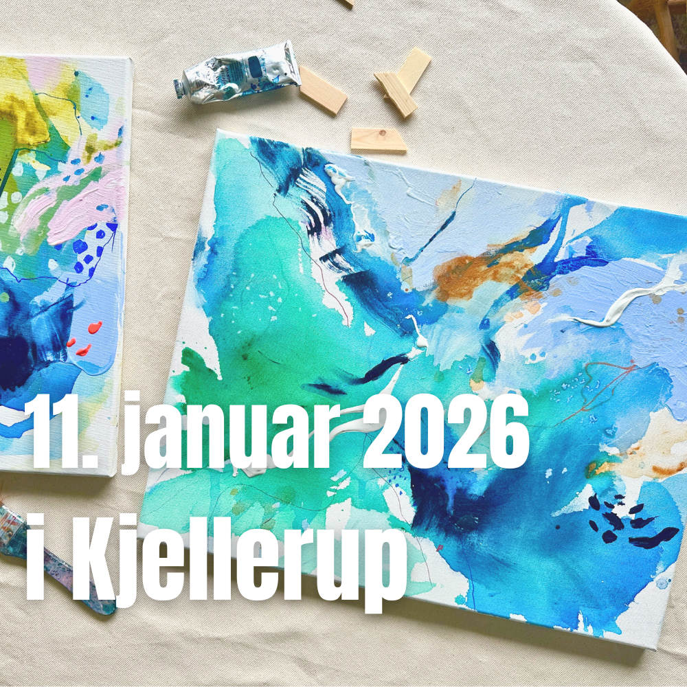 Malekursus d. 11. januar 2026 kl. 9-16.30. i Kjellerup (inklusiv maling)