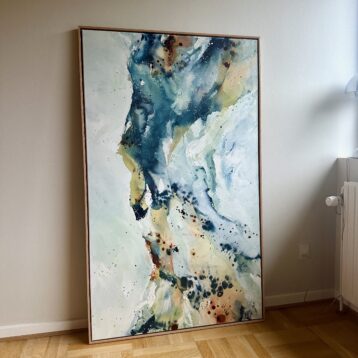 Soft #2 - 90x150 cm - i egetræsramme