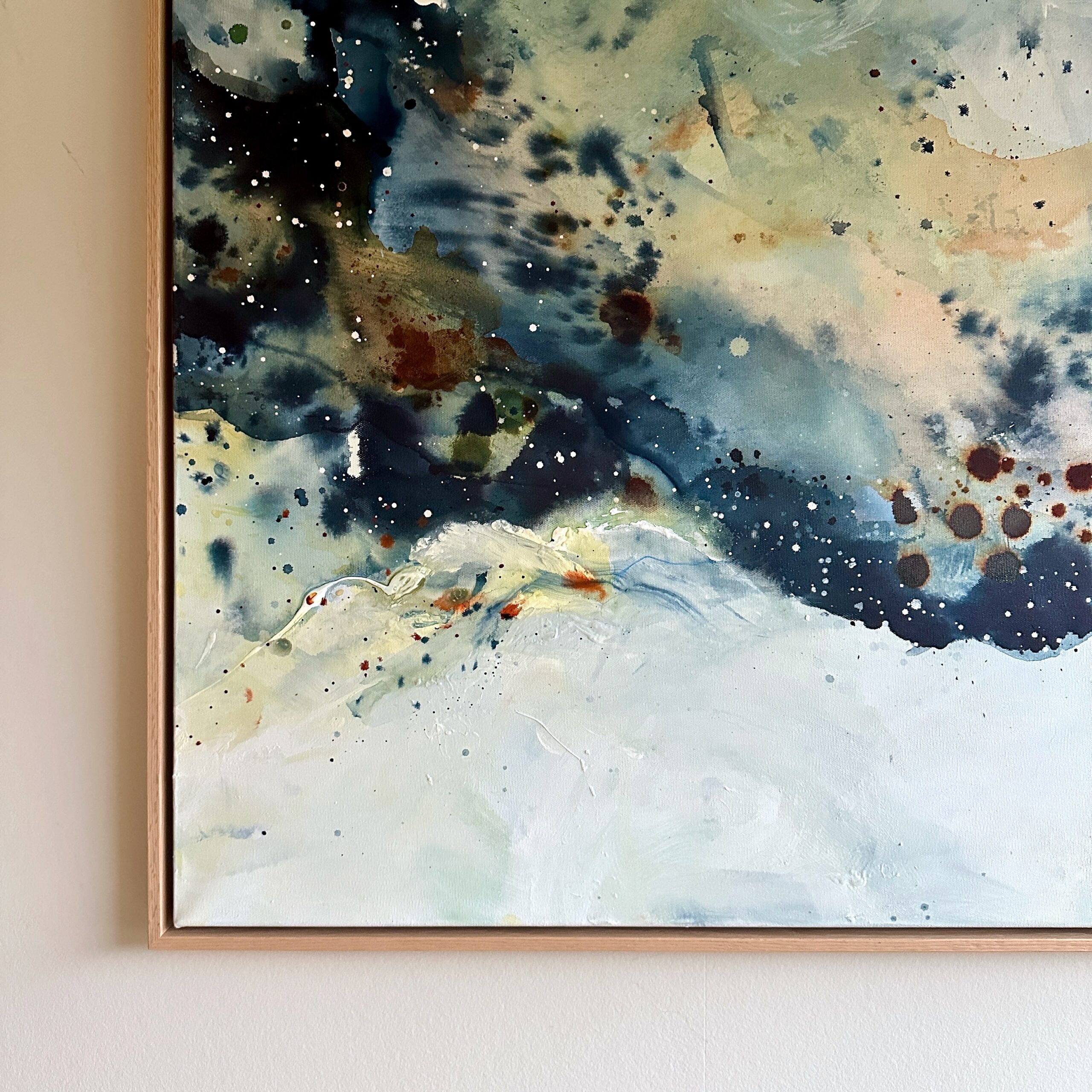 Soft #3 - 90x150 cm - i egetræsramme - Billede 4