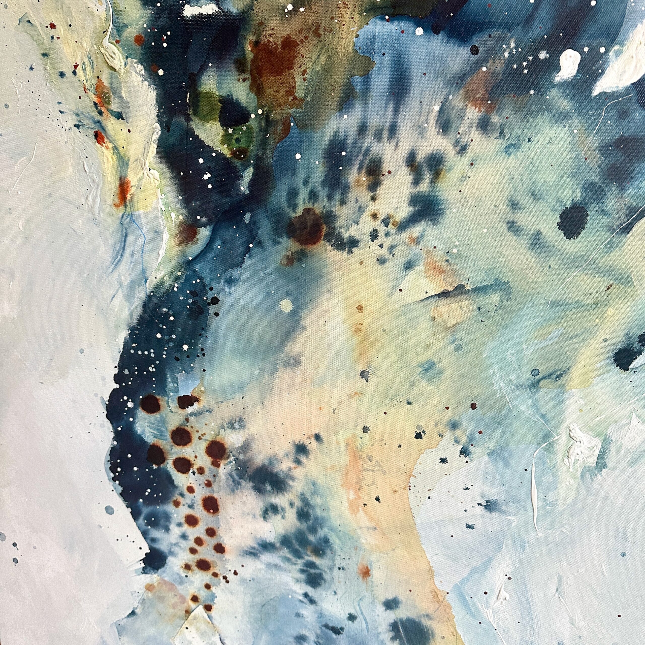 Soft #3 - 90x150 cm - i egetræsramme - Billede 5