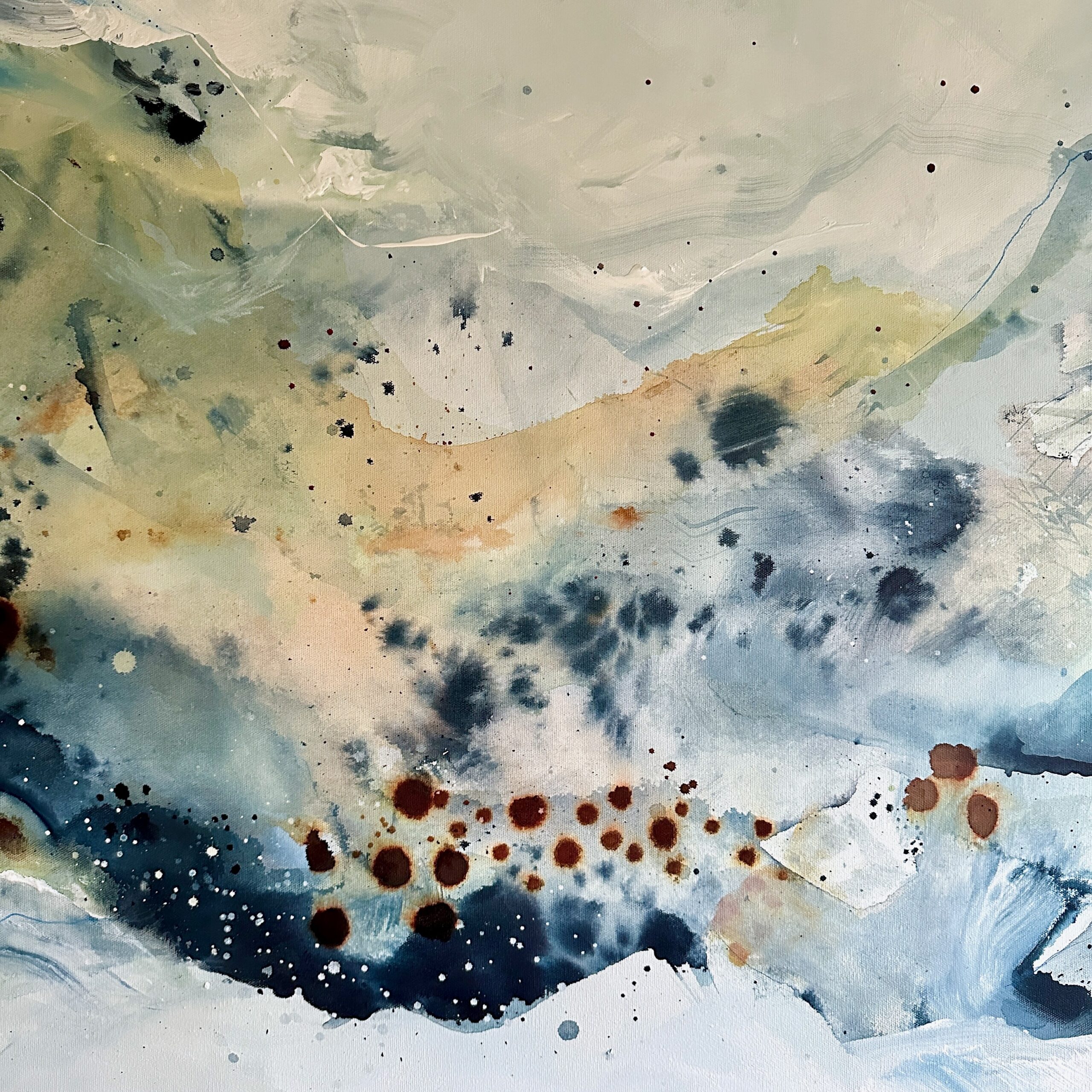 Soft #3 - 90x150 cm - i egetræsramme - Billede 10