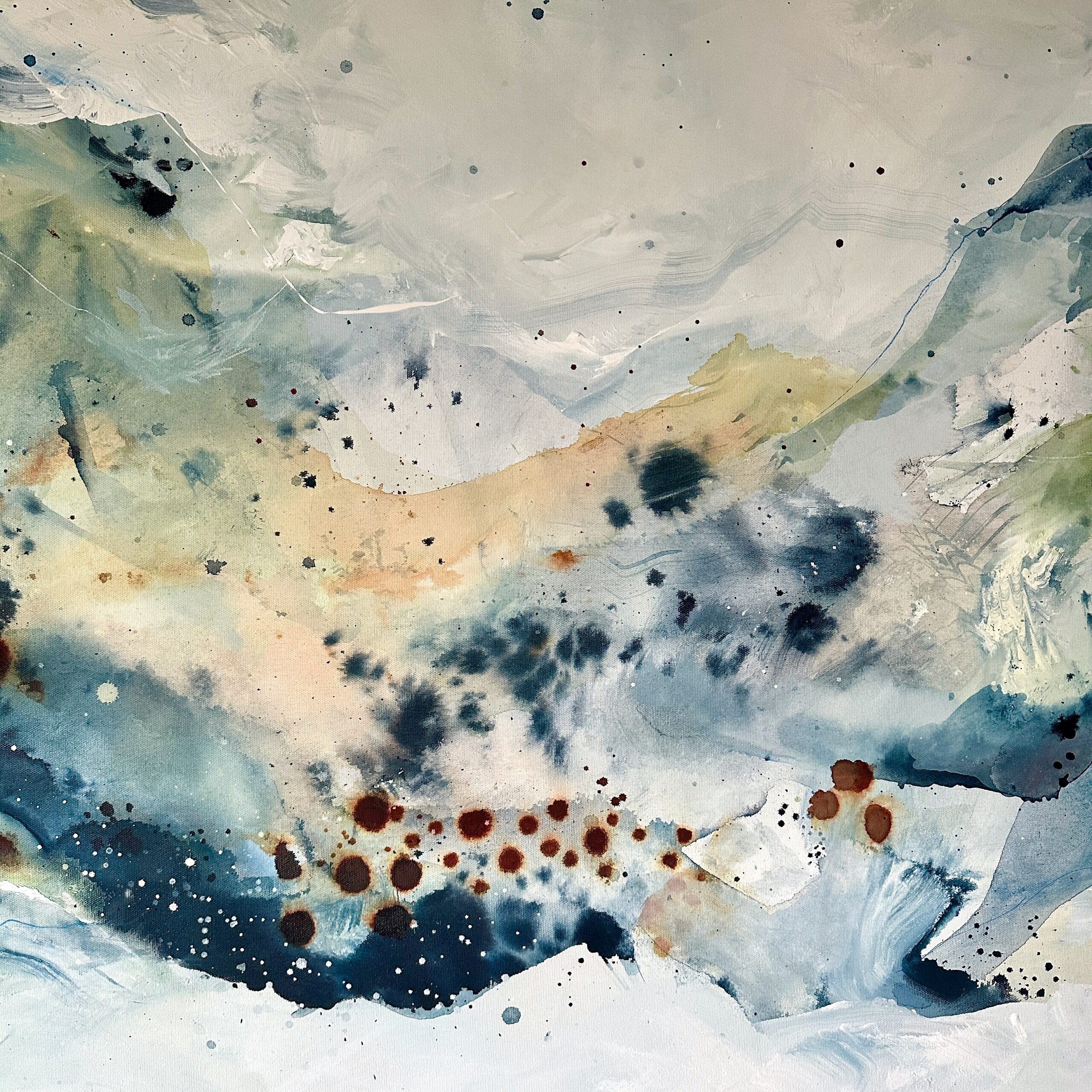 Soft #3 - 90x150 cm - i egetræsramme - Billede 12