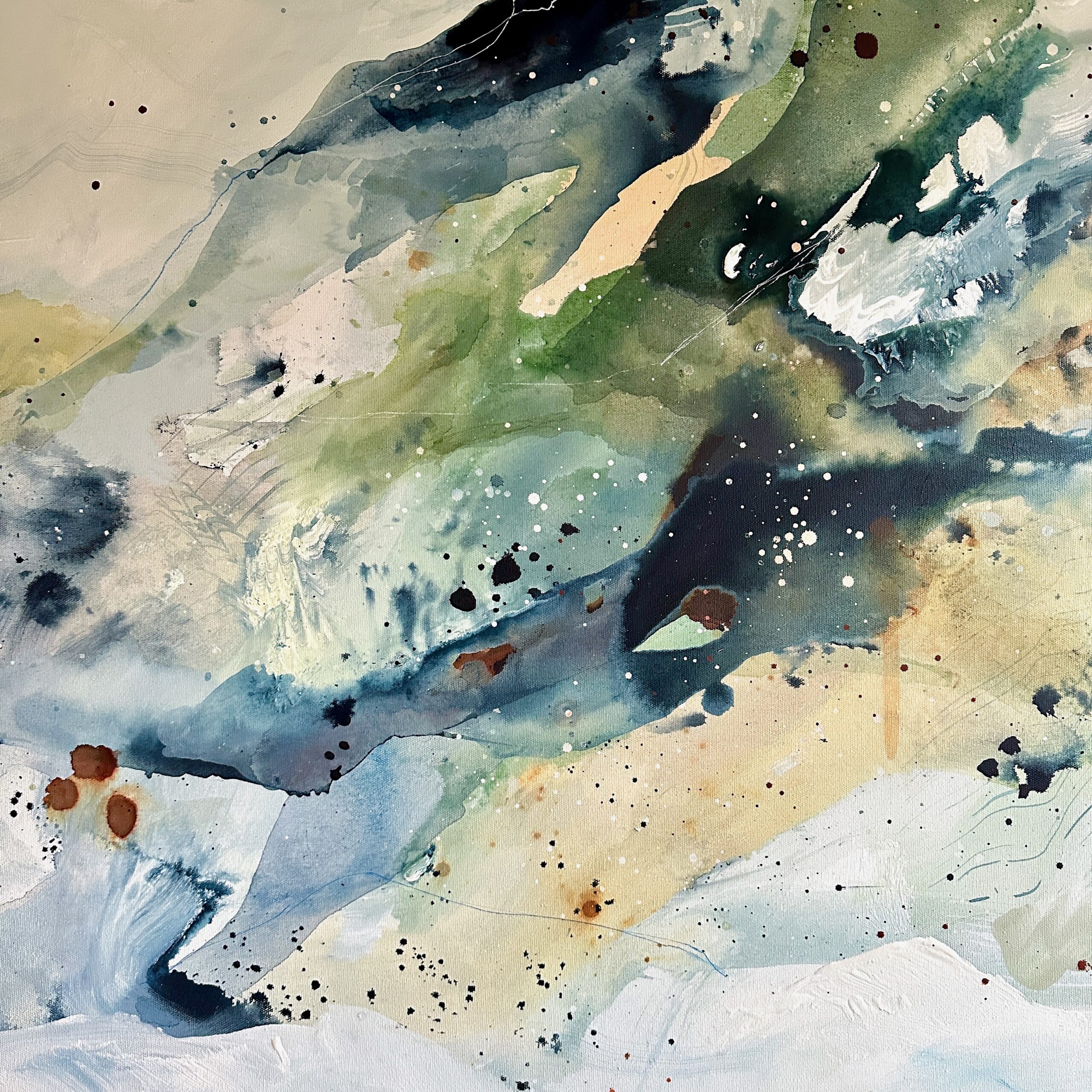 Soft #3 - 90x150 cm - i egetræsramme - Billede 15