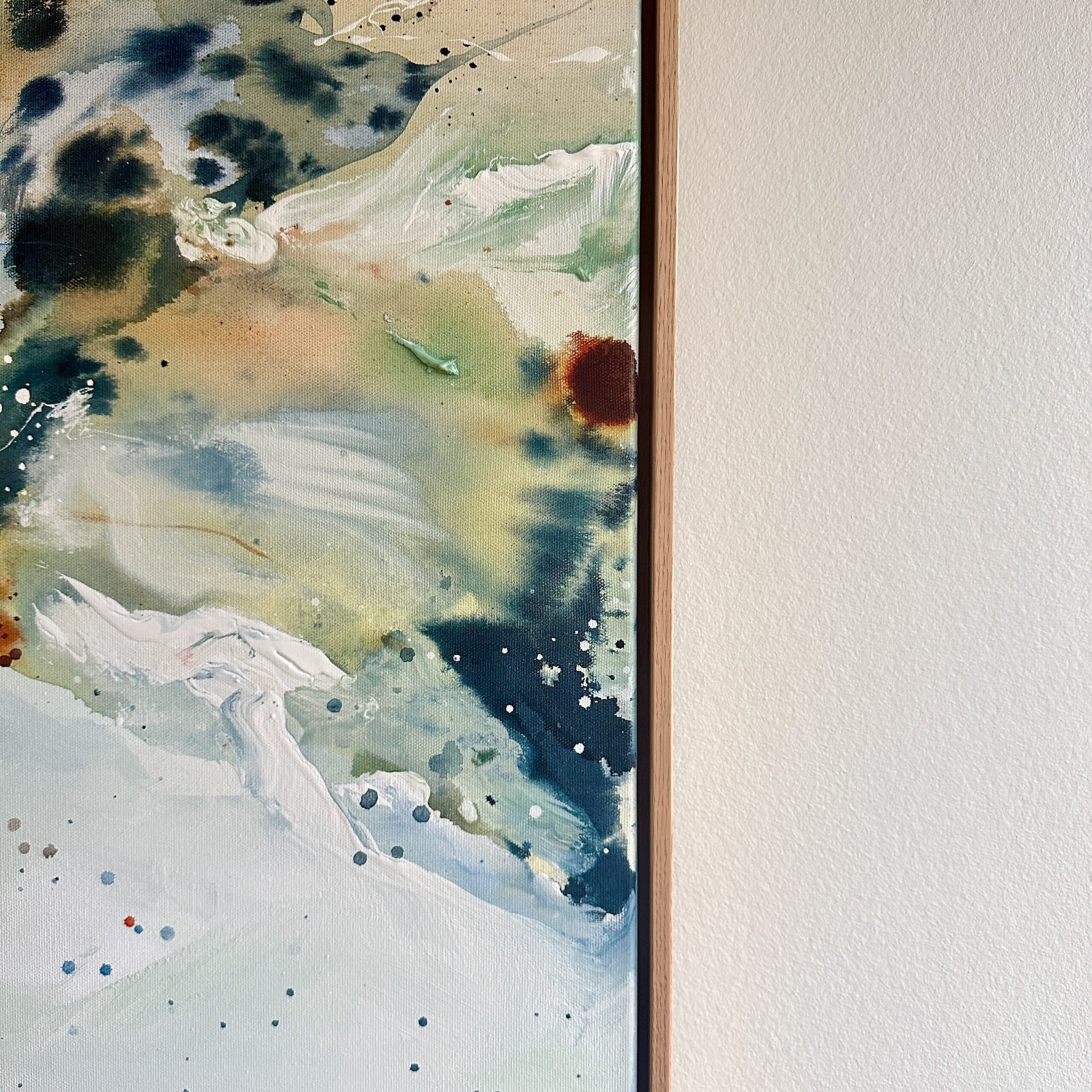 Soft #3 - 90x150 cm - i egetræsramme - Billede 16