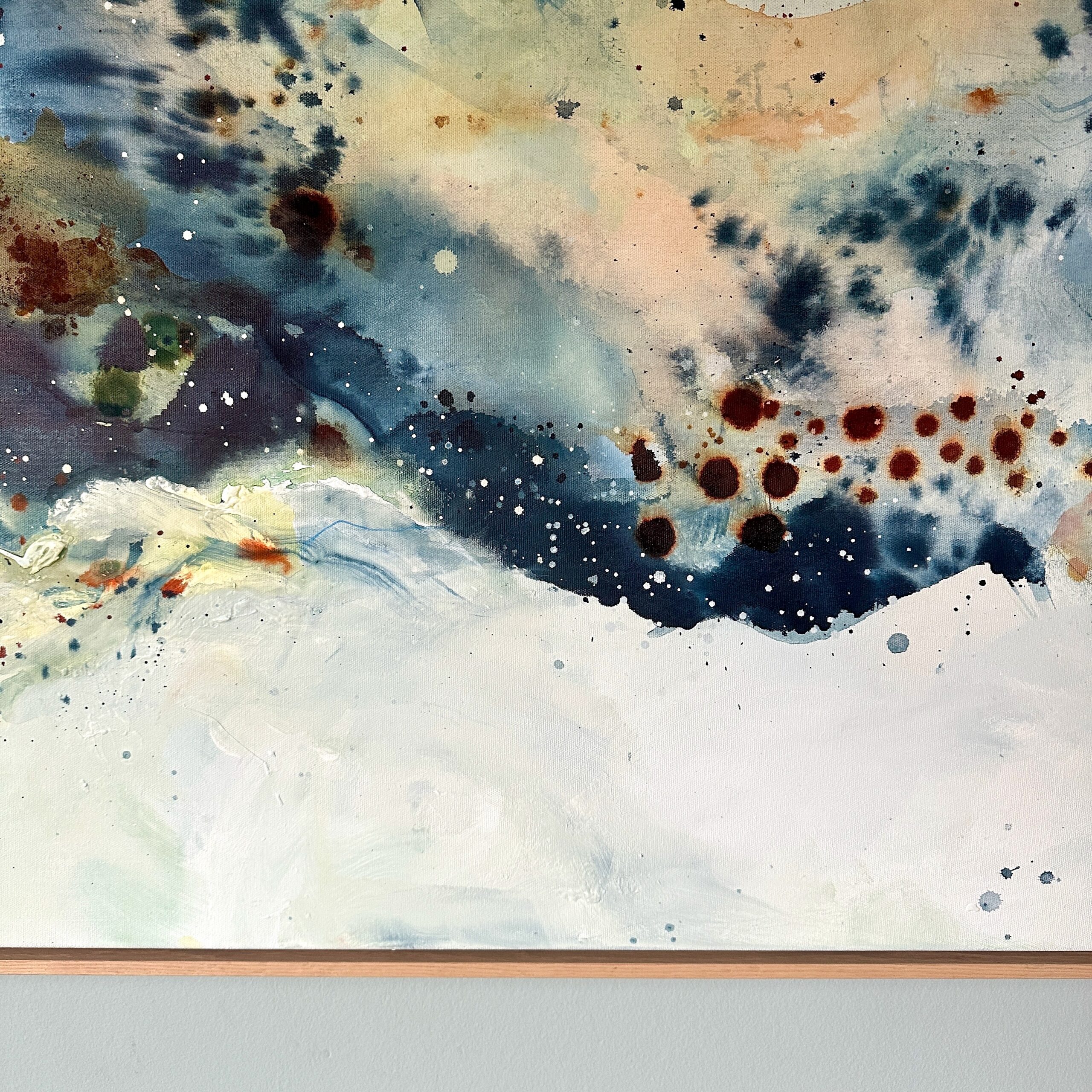 Soft #3 - 90x150 cm - i egetræsramme - Billede 20