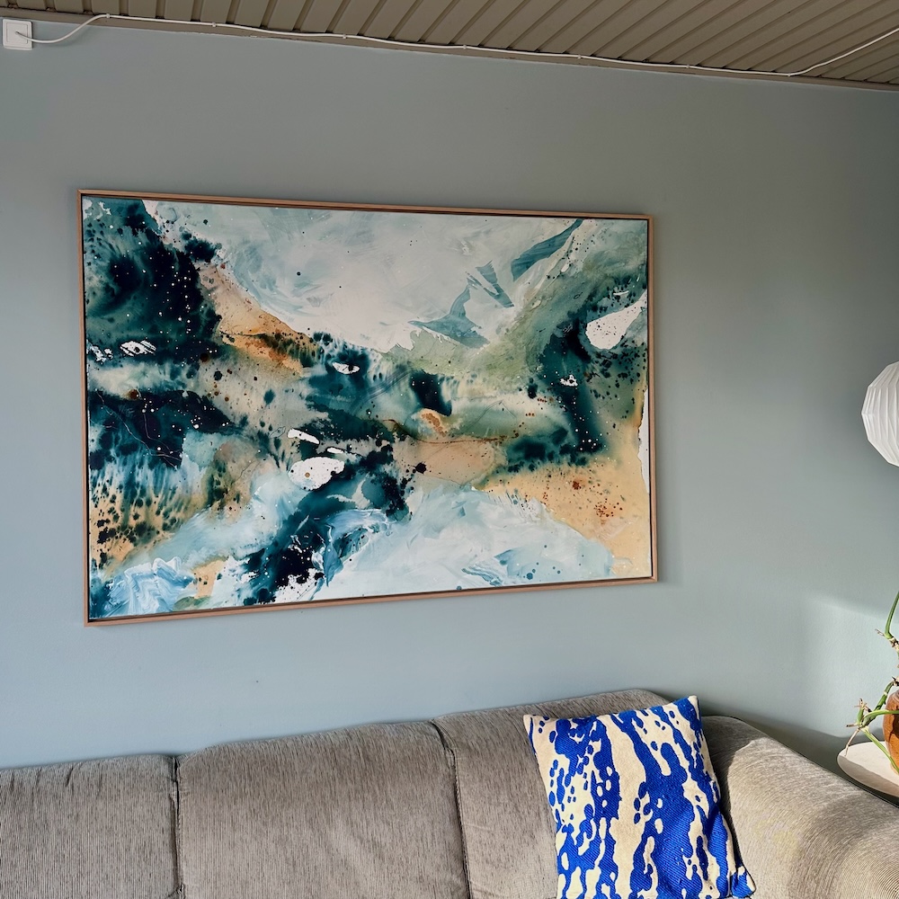 RESERVERET: Soft #8 - 100x150 cm - i ramme - Billede 6