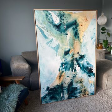 Soft #8 - 100x150 cm - i ramme