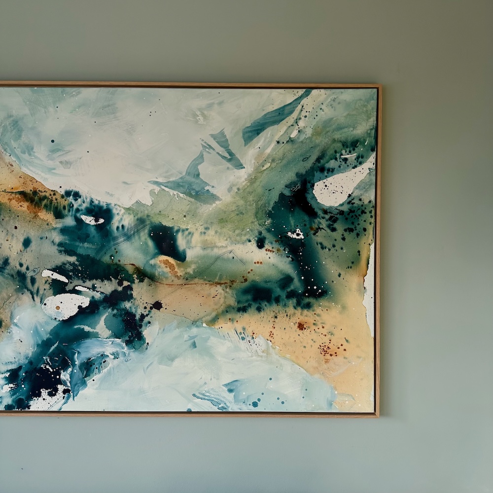 RESERVERET: Soft #8 - 100x150 cm - i ramme - Billede 12