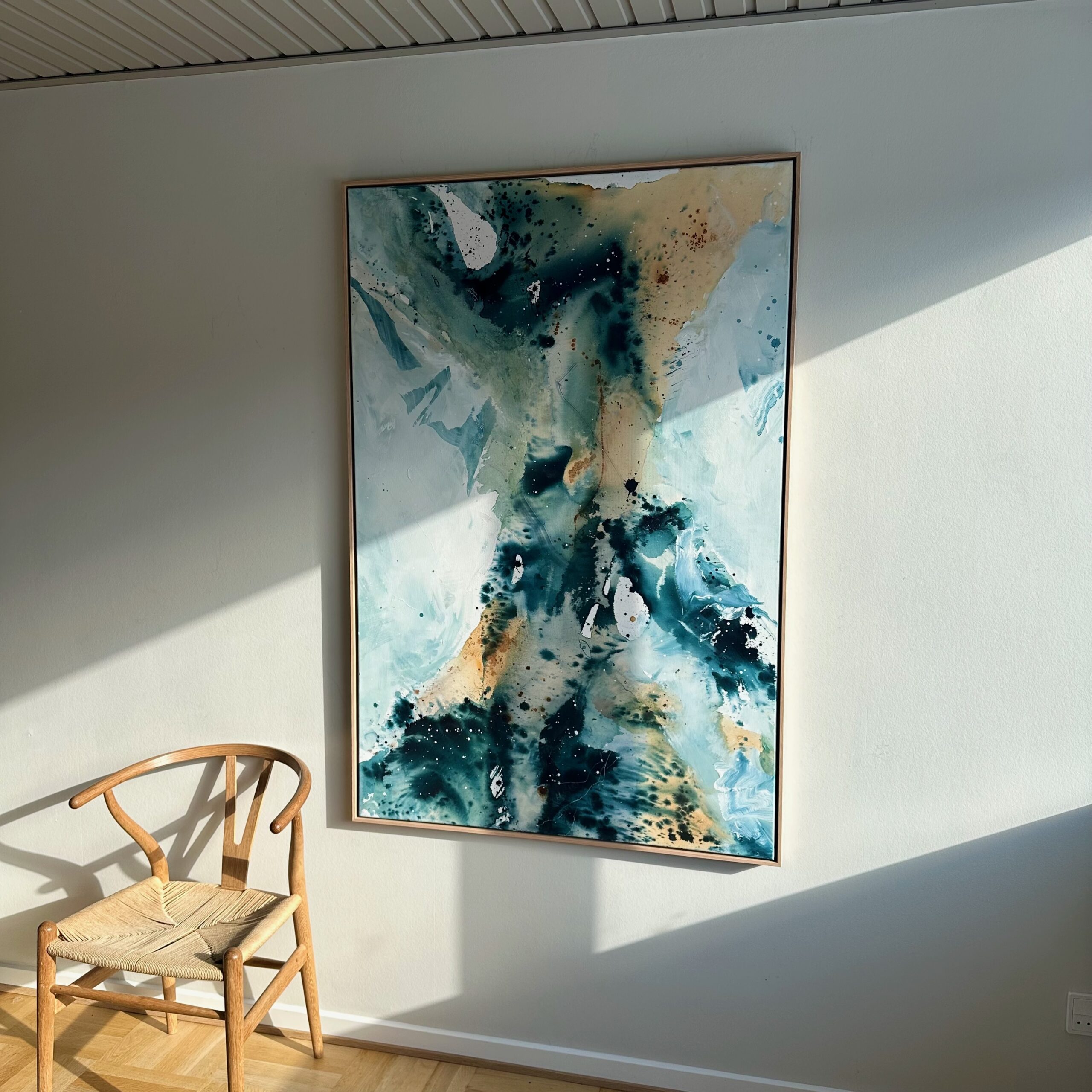 RESERVERET: Soft #8 - 100x150 cm - i ramme - Billede 11