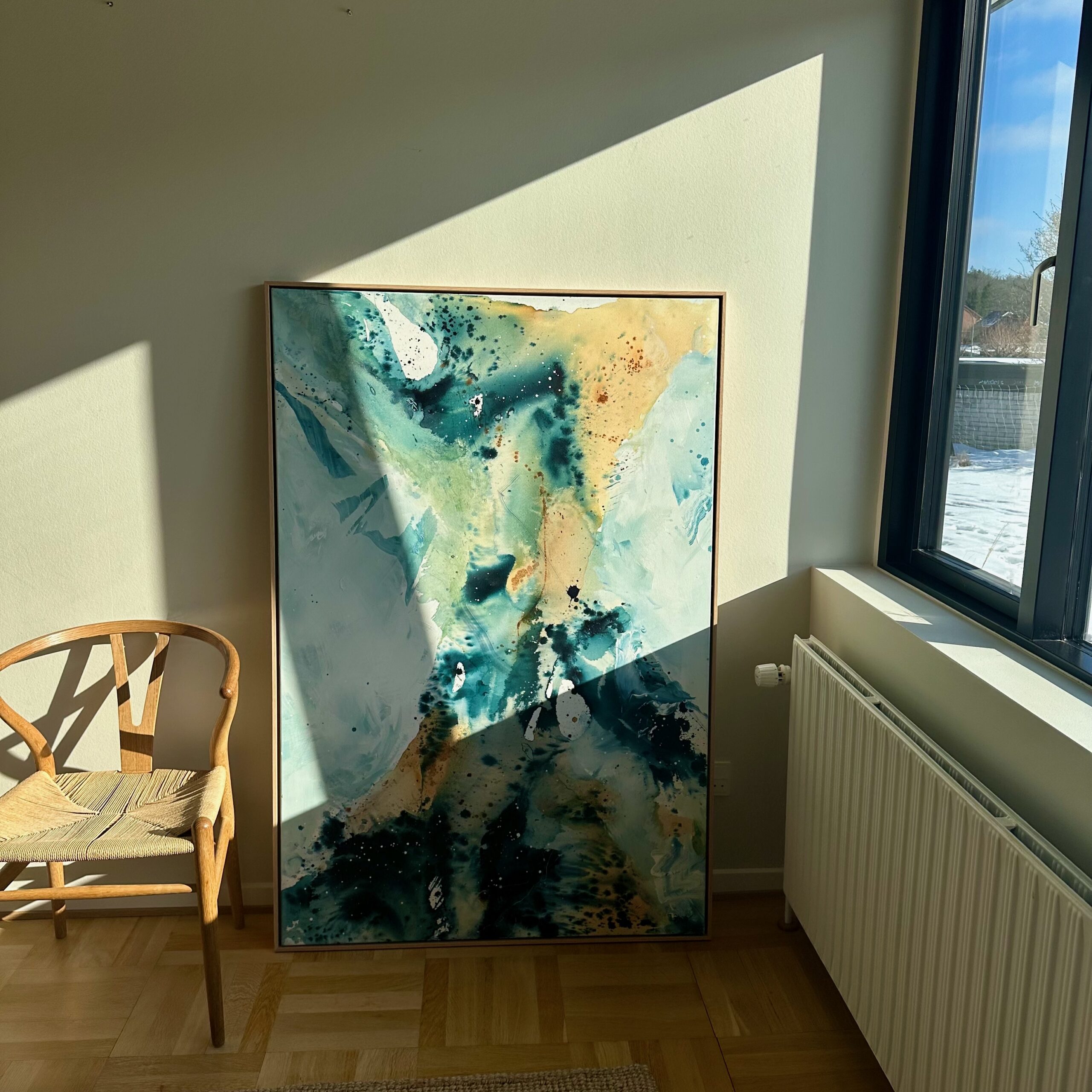 RESERVERET: Soft #8 - 100x150 cm - i ramme - Billede 9